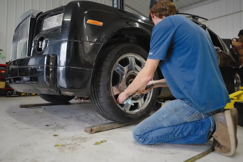 Cummins Swapped Rolls Royce Wheels