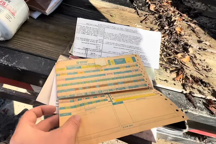 Manual and the production broadcast sheet