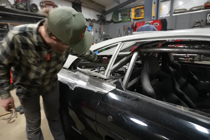 Roll Cage of an Off-Road Diesel Ferrari