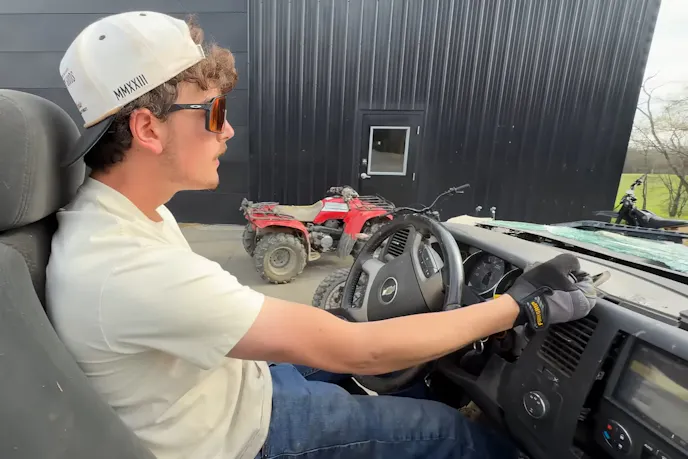 Test Driving a Duramax Go-Kart