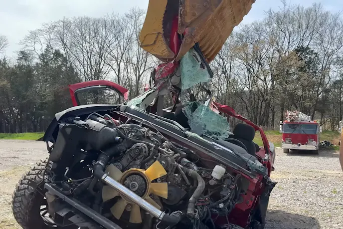 Wrecked Duramax (2)