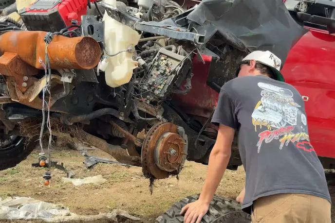 Wrecked Duramax (4)