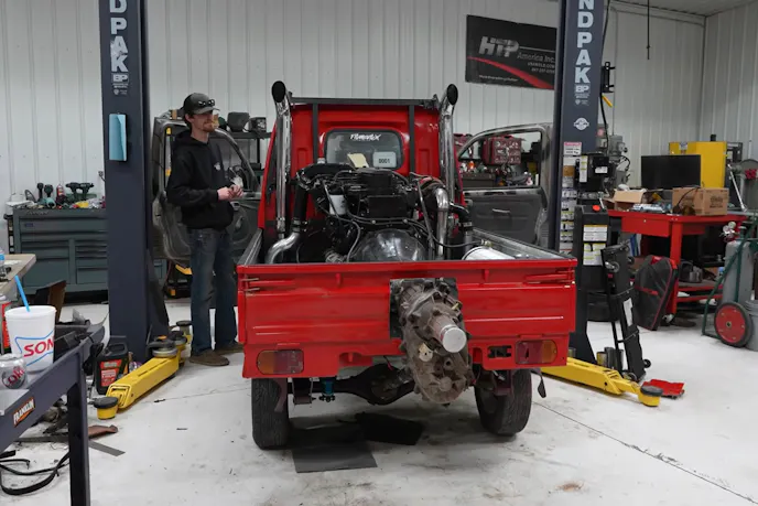 Cummins swap on a Kei Truck (2)